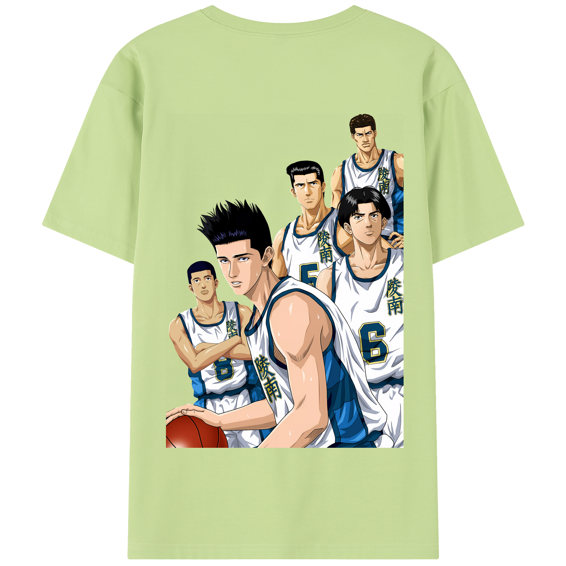SLAM DUNK／スラムダンク 綿100％半袖Tシャツ（背面プリント）